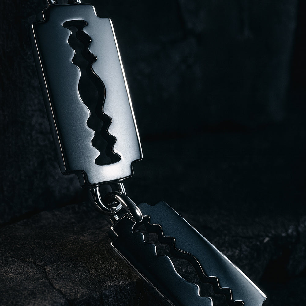8MM Razor Blade Chain | Half Hearted Jewelry