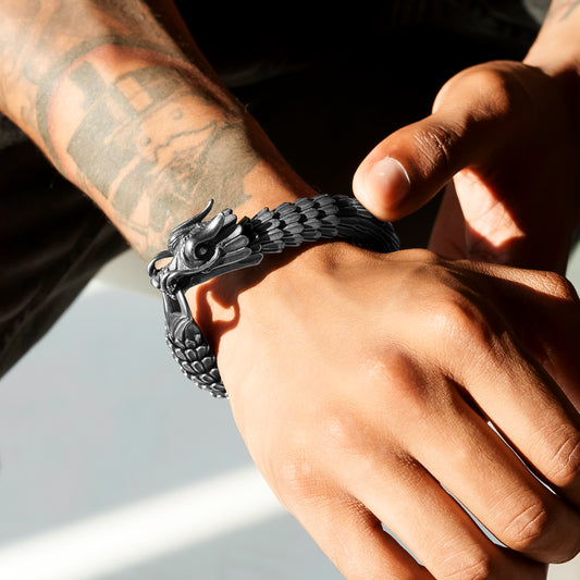 Half Hearted Dragon Scale Bracelet