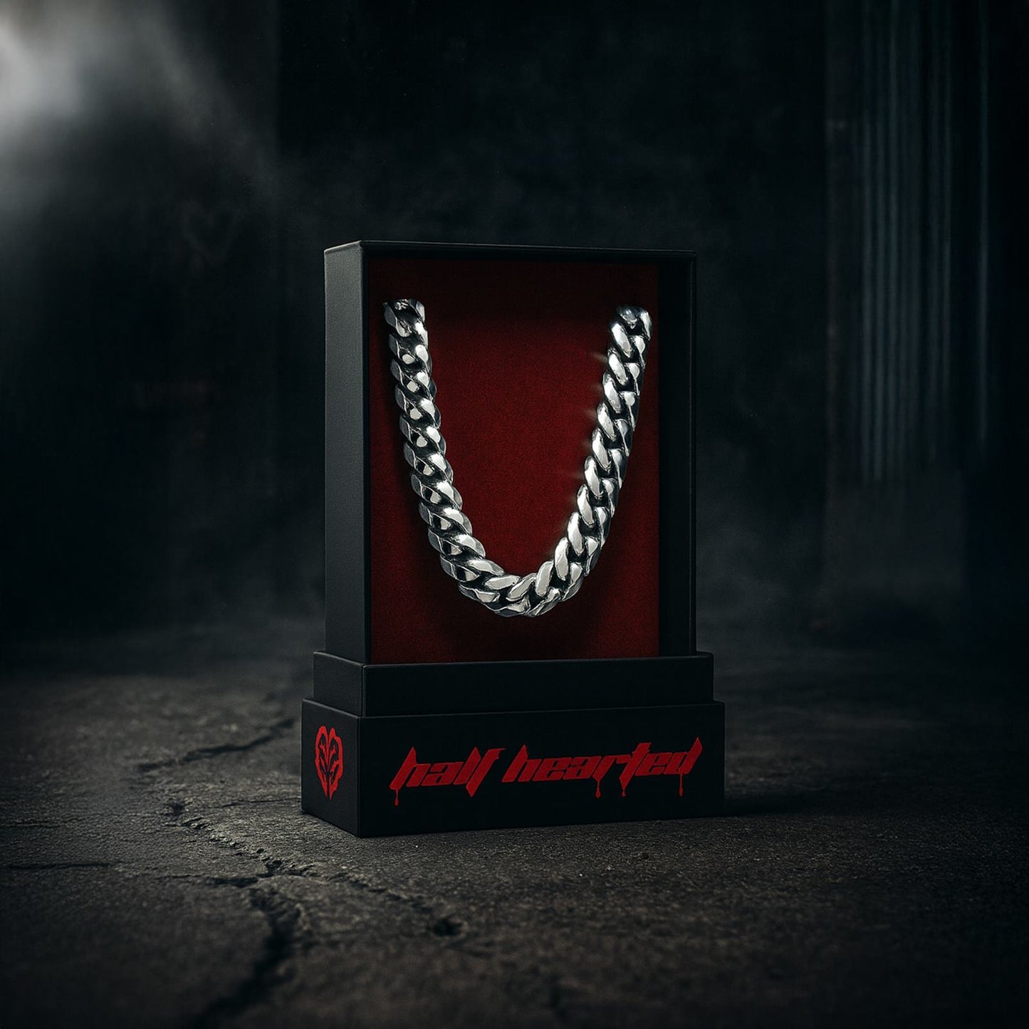14MM Flat Edge Cuban Chain | Half Hearted Jewelry