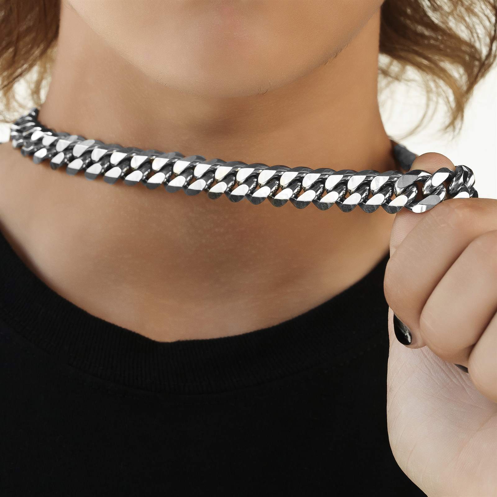 Flat Edge Cuban Chain 14MM