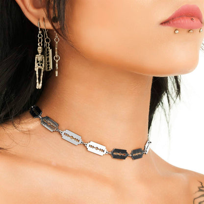 women's Razor Blade Chain 8mm 20inch