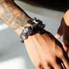 Half Hearted Dinosaur Skeleton Bracelet