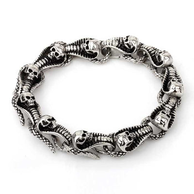 Half Hearted Cobra Skull Bracelet