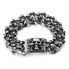 Half Hearted Cuban Skull Bracelet