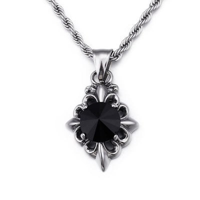 Ornate Onyx Necklace Pendant