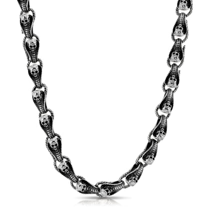 Cobra Skull Choker Chain